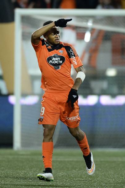 Tra Sochaux e Lorient, sono 11 i gol di Jordan Ayew. Afp